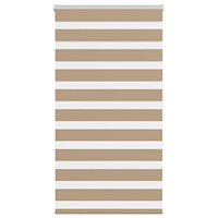 vidaXL Rullgardin zebra 75x150 cm tyg bredd 70,9 cm polyester