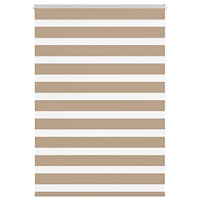 vidaXL Rullgardin zebra 100x150 cm tyg bredd 95,9 cm polyester
