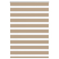 vidaXL Rullgardin zebra 110x150 cm tyg bredd 105,9 cm polyester