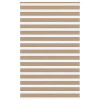 vidaXL Rullgardin zebra 145x200 cm tyg bredd 140,9 cm polyester