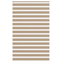 vidaXL Rullgardin zebra 150x200 cm tyg bredd 145,9 cm polyester