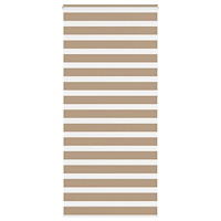 vidaXL Rullgardin zebra 100x230 cm tyg bredd 95,9 cm polyester