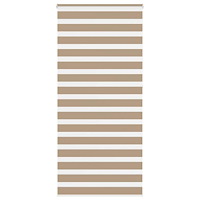 vidaXL Rullgardin zebra 110x230 cm tyg bredd 105,9 cm polyester