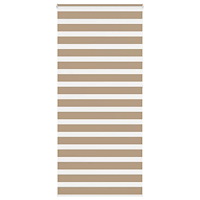 vidaXL Rullgardin zebra 115x230 cm tyg bredd 110,9 cm polyester