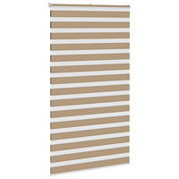 vidaXL Rullgardin zebra 135x230 cm tyg bredd 130,9 cm polyester