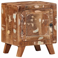 vidaXL Sängbord 2 st 40x32x46 cm massivt trä återvunnet