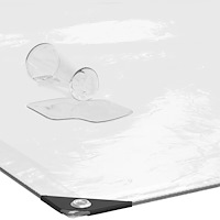 vidaXL Växtskydd med öljetter 2x5 m polyeten