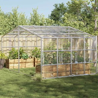 vidaXL Växtskydd med öljetter 3x8 m PVC