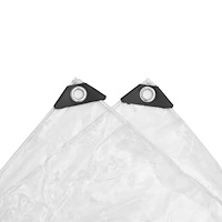 vidaXL Växtskydd med öljetter 3x8 m PVC