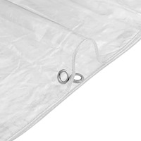 vidaXL Växtskydd med öljetter 3x8 m PVC