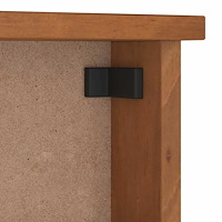 vidaXL Vägghängd klädhängare SANDNES 87x12x35 cm massiv trä furu