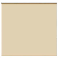 vidaXL Rullgardin mörkläggningsbar beige 160x130 cm tyg bredd 156,6 cm
