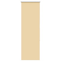vidaXL Rullgardin mörkläggningsbeige 60x150 cm tyg bredd 55,7 cm