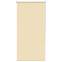 vidaXL Rullgardin mörkläggningsbeige 75x150 cm tyg bredd 70,7 cm