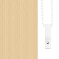 vidaXL Rullgardin mörkläggningsbeige 90x150 cm tyg bredd 85,7 cm