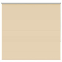 vidaXL Rullgardin mörkläggningsbar beige 150x150 cm tyg bredd 146,6 cm