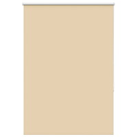 vidaXL Rullgardin mörkläggningsbar beige 110x175 cm tyg bredd 105,7 cm