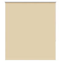 vidaXL Rullgardin mörkläggningsbeige 140x175 cm tyg bredd 136,6 cm