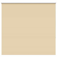 vidaXL Rullgardin mörkläggningsbar beige 155x175 cm tyg bredd 151,6 cm