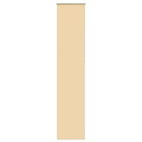 vidaXL Rullgardin mörkläggningsbeige 40x210 cm tyg bredd 35,7 cm