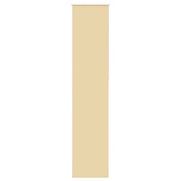 vidaXL Rullgardin mörkläggningsbeige 45x210 cm tyg bredd 40,7 cm