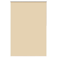 vidaXL Rullgardin mörkläggningsbeige 150x230 cm tyg bredd 146,6 cm