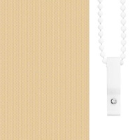 vidaXL Rullgardin mörkläggningsbeige 150x230 cm tyg bredd 146,6 cm