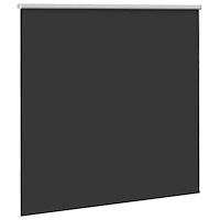 vidaXL Rullgardin mörkläggning svart 160x130 cm tyg bredd 156,6 cm
