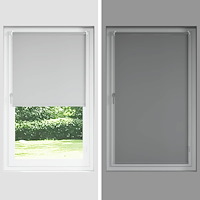 vidaXL Rullgardin mörkläggning svart 160x130 cm tyg bredd 156,6 cm