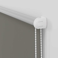 vidaXL Rullgardin mörkläggning grå 40x175 cm tyg bredd 35,7 cm