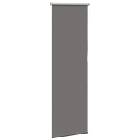 vidaXL Rullgardin mörkläggning grå 40x175 cm tyg bredd 35,7 cm
