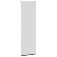 vidaXL Rullgardin mörkläggning grå 40x175 cm tyg bredd 35,7 cm