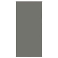 vidaXL Rullgardin mörkläggning grå 90x210 cm tyg bredd 85,7 cm