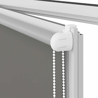 vidaXL Rullgardin mörkläggning grå 110x210 cm tyg bredd 105,7 cm
