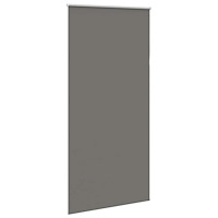 vidaXL Rullgardin mörkläggning grå 110x210 cm tyg bredd 105,7 cm