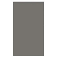 vidaXL Rullgardin mörkläggning grå 135x210 cm tyg bredd 131,6 cm