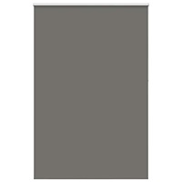 vidaXL Rullgardin mörkläggning grå 150x210 cm tyg bredd 146,6 cm