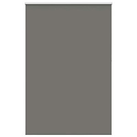 vidaXL Rullgardin mörkläggning grå 165x210 cm tyg bredd 161,6 cm