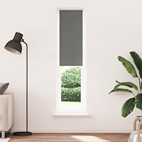 vidaXL Rullgardin mörkläggning grå 60x230 cm tyg bredd 55,7 cm