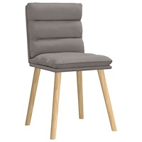 vidaXL Matstolar 4 st taupe tyg