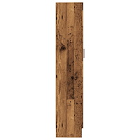 vidaXL Bokskåp åldrat trä 82,5x30,5x150 cm konstruerat trä