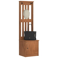 vidaXL Hallgran "SANDNES" 45x40x159,5 cm massiv trä furu