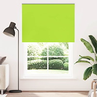 vidaXL Rullgardin mörkläggning blad grön 160x210 cm tyg bredd 156,6 cm