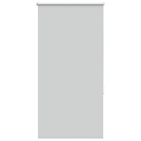 vidaXL Rullgardin mörkläggning ljusgrå 65x130 cm tyg bredd 60,7 cm