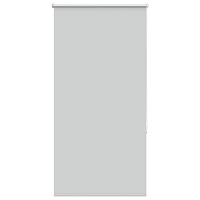 vidaXL Rullgardin mörkläggning ljusgrå 80x130 cm tyg bredd 75,7 cm