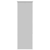 vidaXL Rullgardin mörkläggning ljusgrå 50x150 cm tyg bredd 45,7 cm
