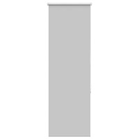 vidaXL Rullgardin mörkläggning ljusgrå 55x150 cm tyg bredd 50,7 cm