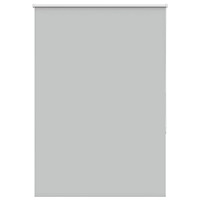 vidaXL Rullgardin mörkläggning ljusgrå 100x150 cm tyg bredd 95,7 cm