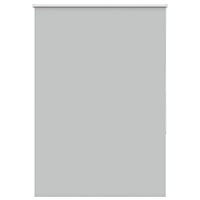 vidaXL Rullgardin mörkläggning ljusgrå 115x150 cm tyg bredd 110,7 cm