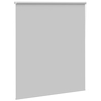vidaXL Rullgardin mörkläggning ljusgrå 120x150 cm tyg bredd 116,6 cm
